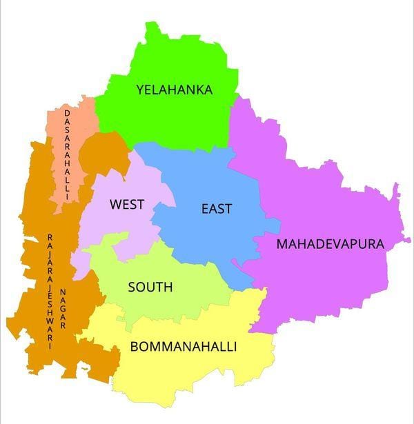 બેંગલોર BBMP વોર્ડ નકશો