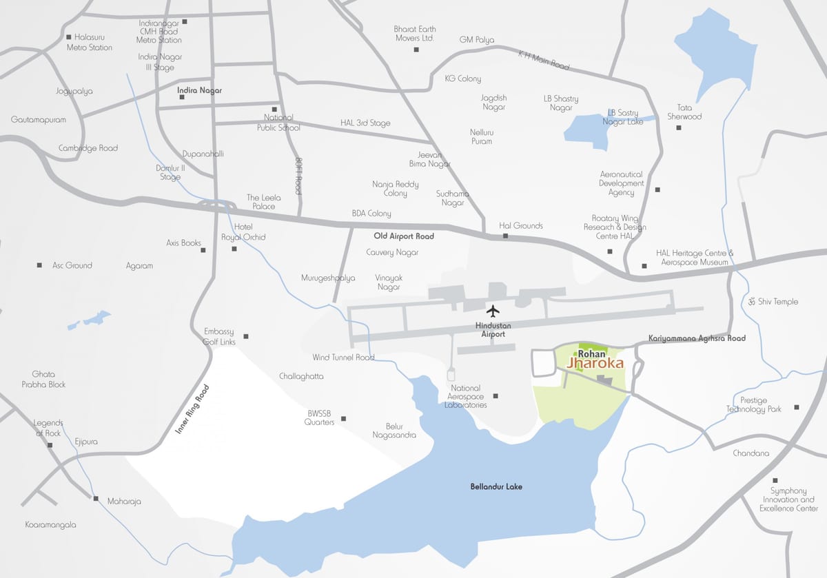 Bellandur નકશો બેંગલોર